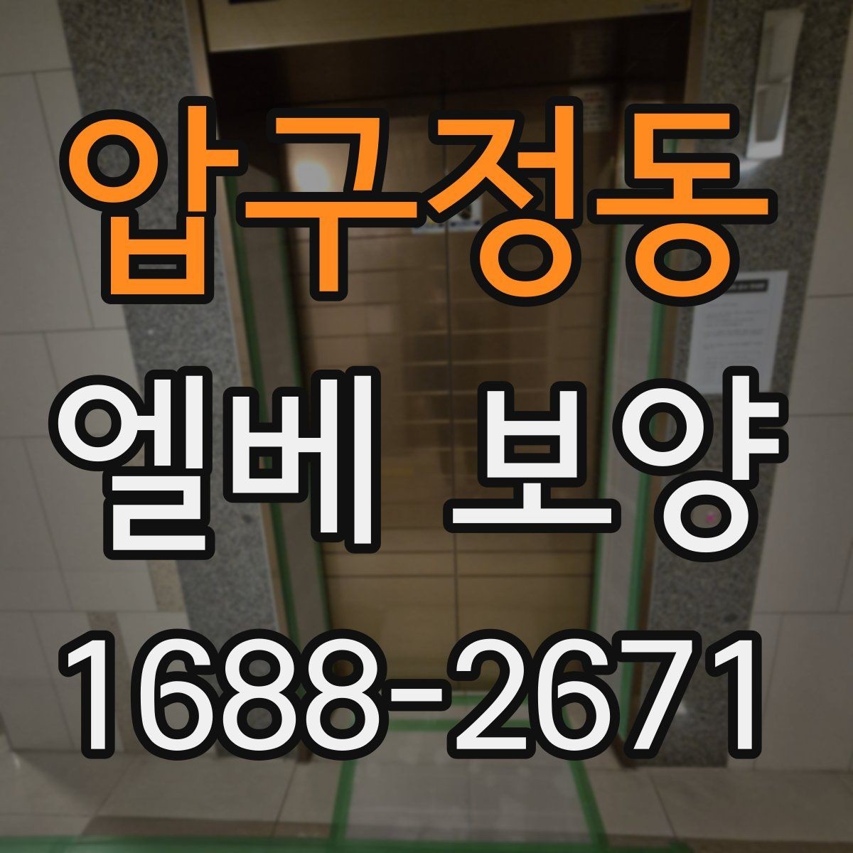 압구정동 엘베 보양 바닥 오염 예방을 먼저 점검해야 하는 이유