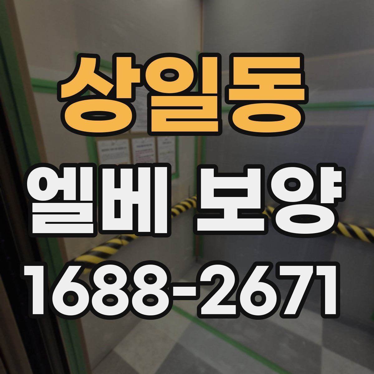 상일동 엘베 보양