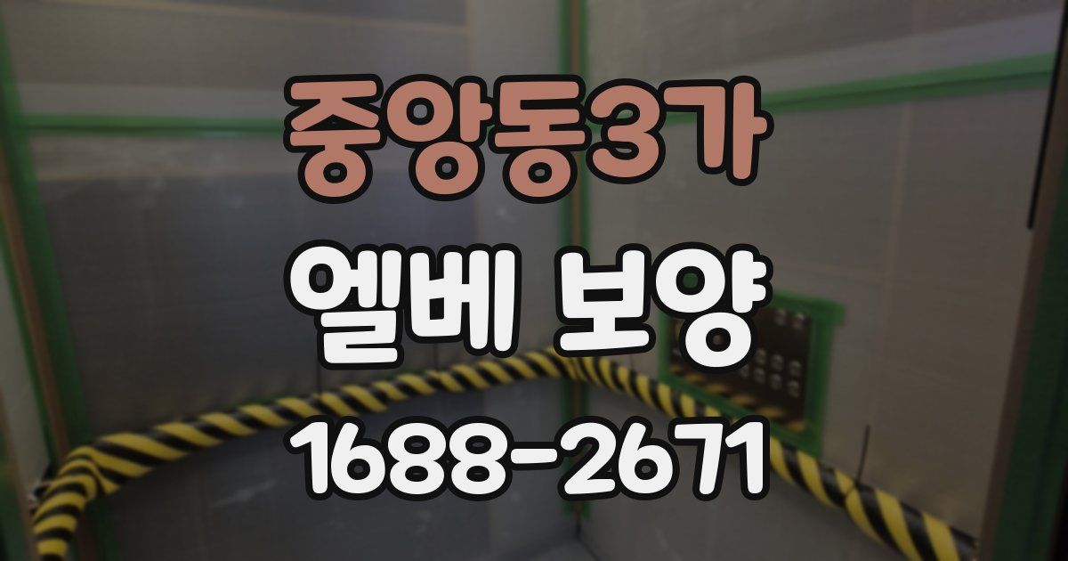 중앙동3가 엘베 보양