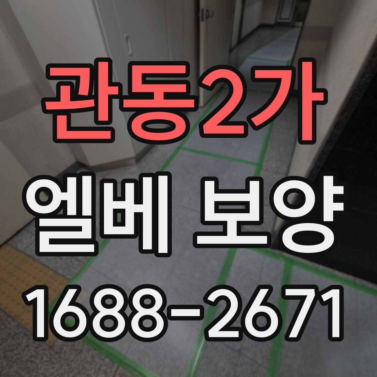 관동2가 엘베 보양 공사 전후 꼭 챙길 구역 정리