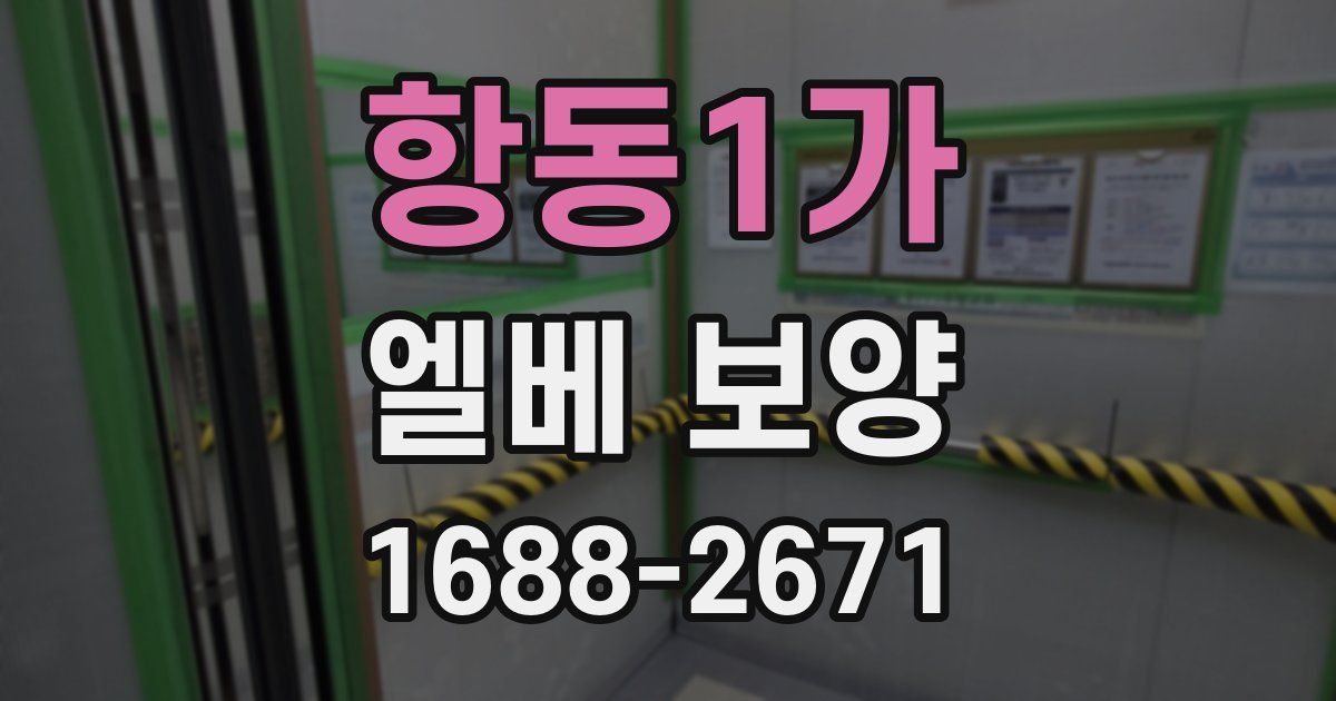 항동1가 엘베 보양