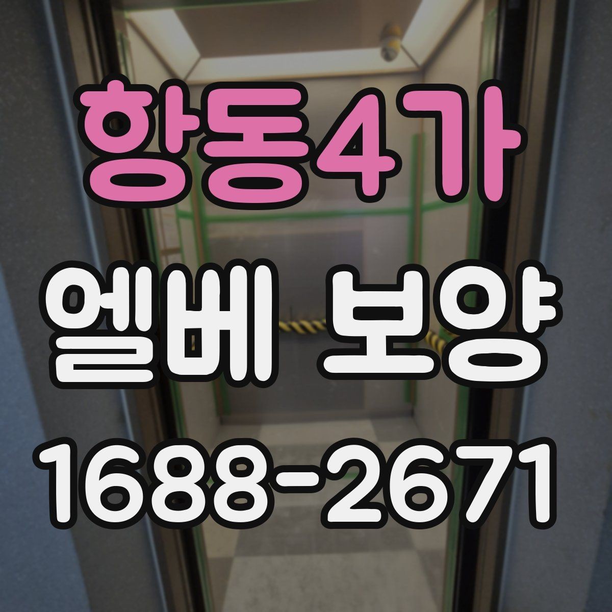 항동4가 엘베 보양 보양 자재 선택 시 현장 조건별 체크포인트