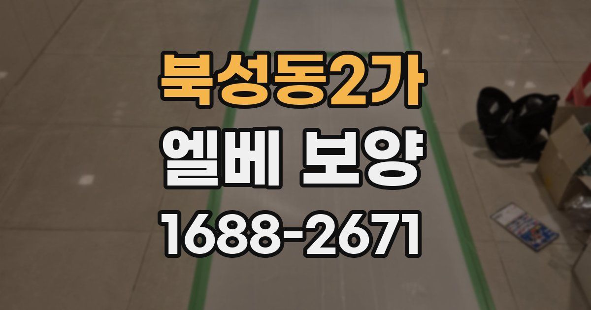 북성동2가 엘베 보양
