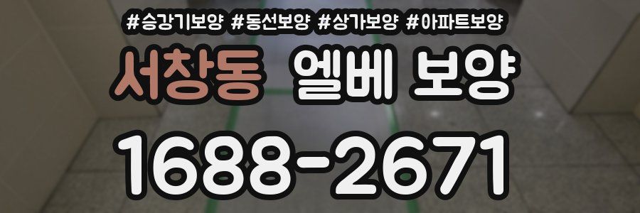 서창동 엘베 보양