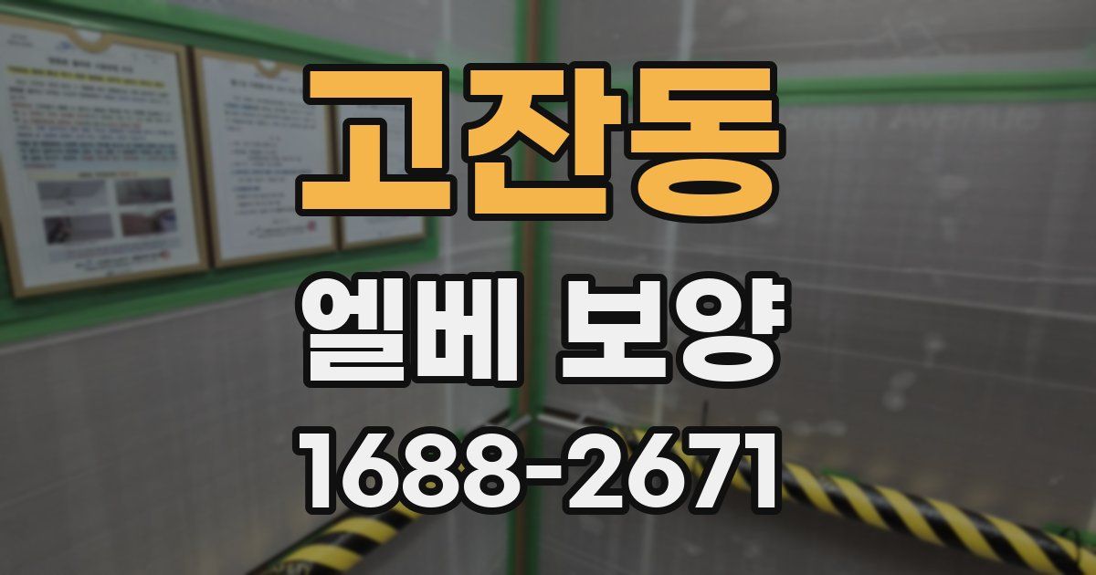 고잔동 엘베 보양