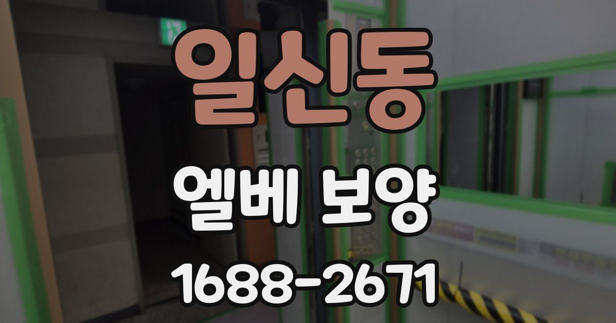일신동 엘베 보양
