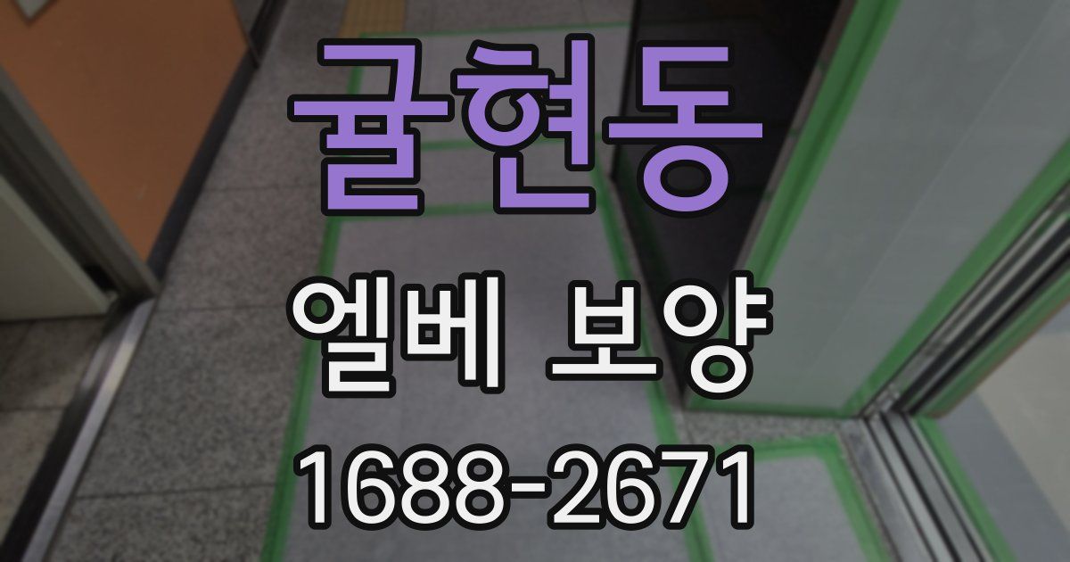 귤현동 엘베 보양