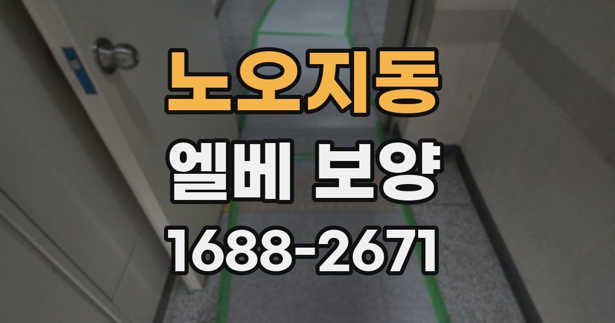노오지동 엘베 보양