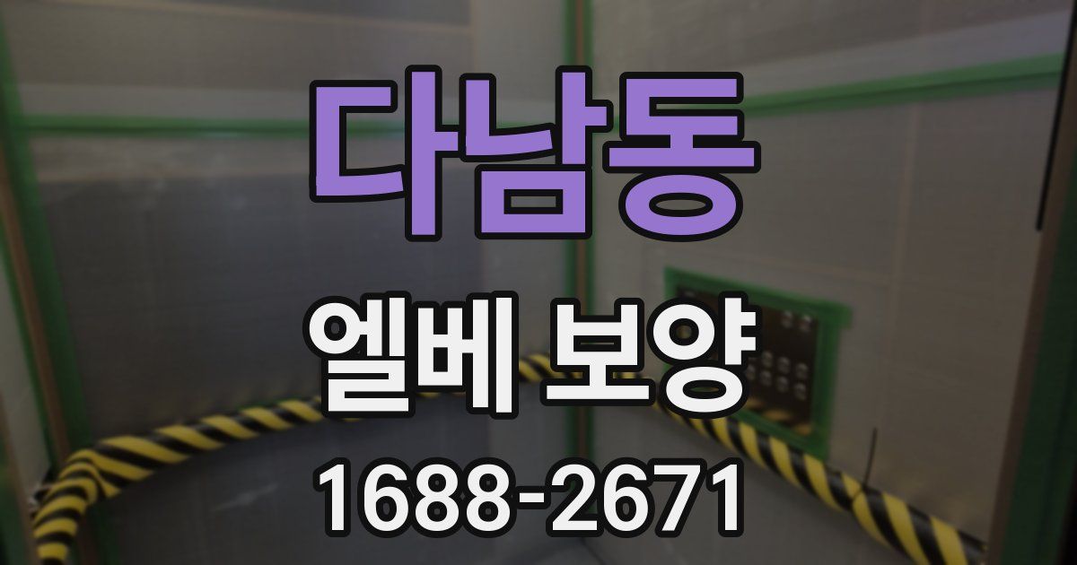 다남동 엘베 보양