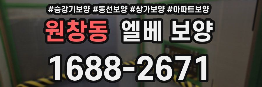 원창동 엘베 보양