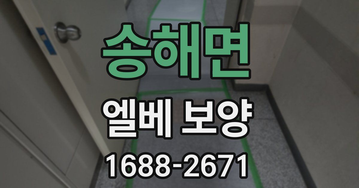 송해면 엘베 보양