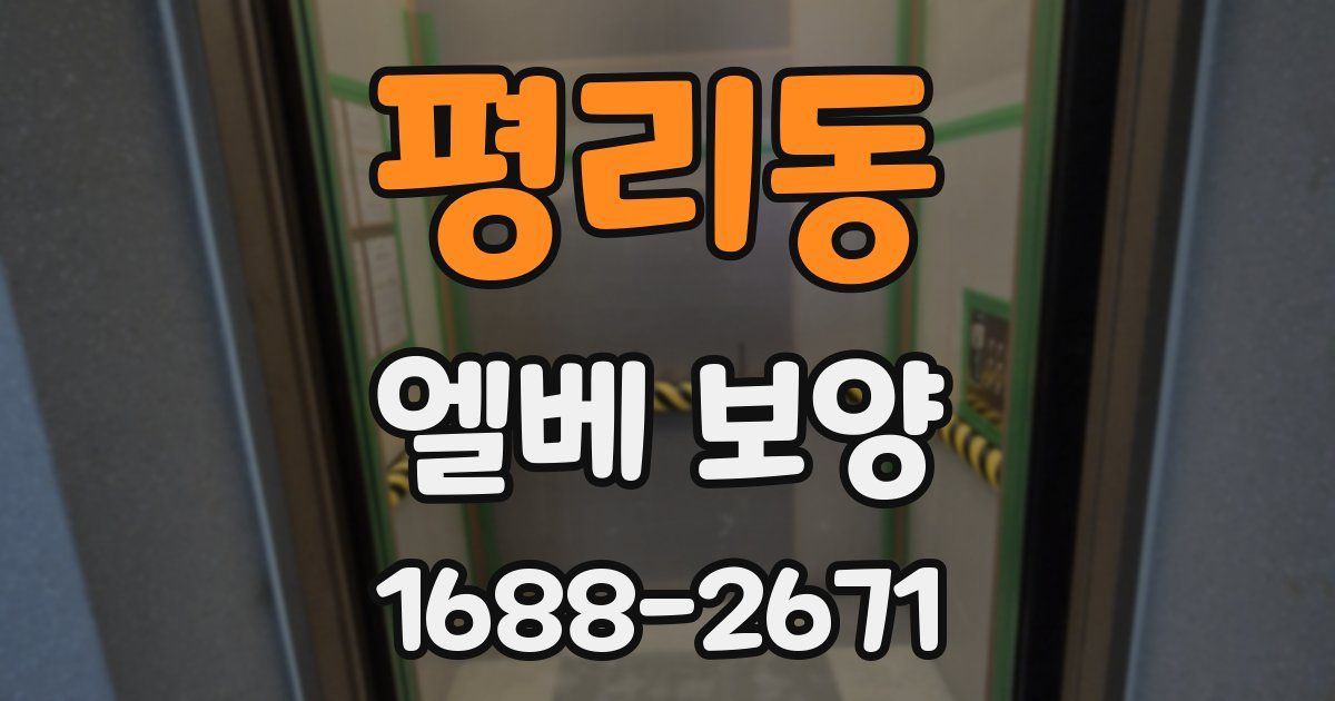 평리동 엘베 보양