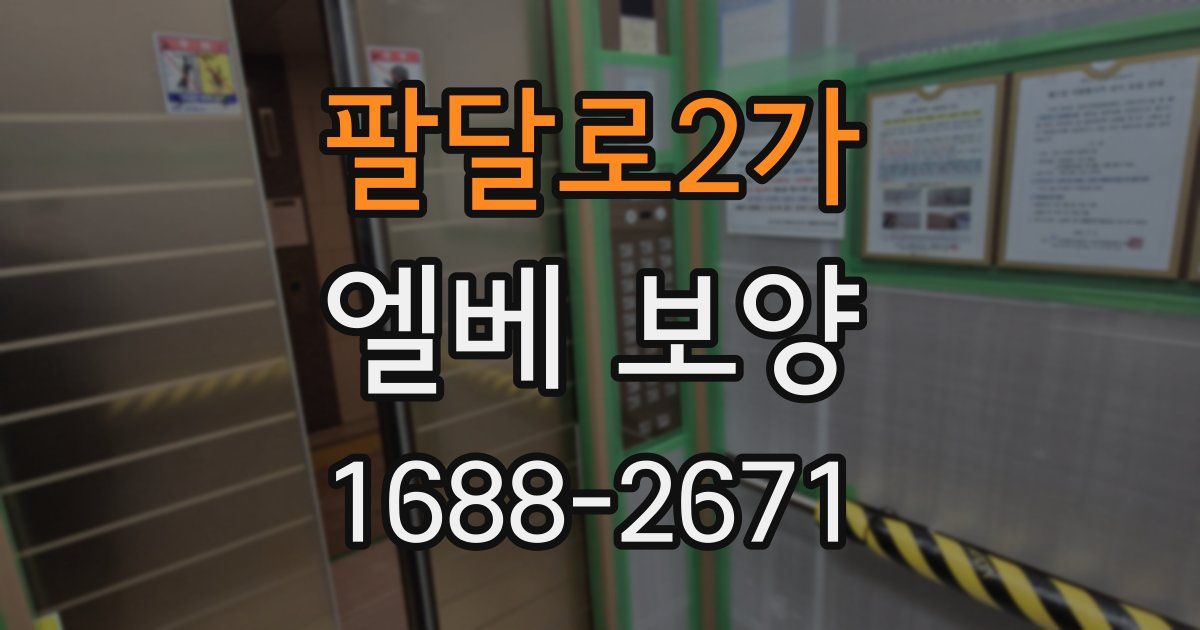 팔달로2가 엘베 보양