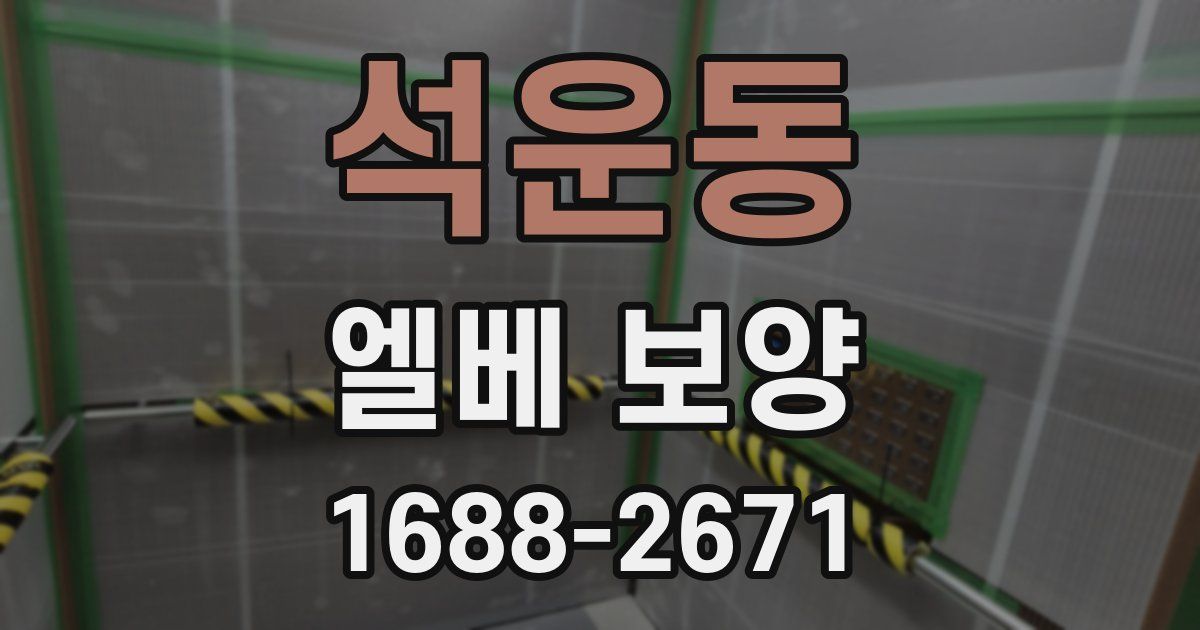 석운동 엘베 보양