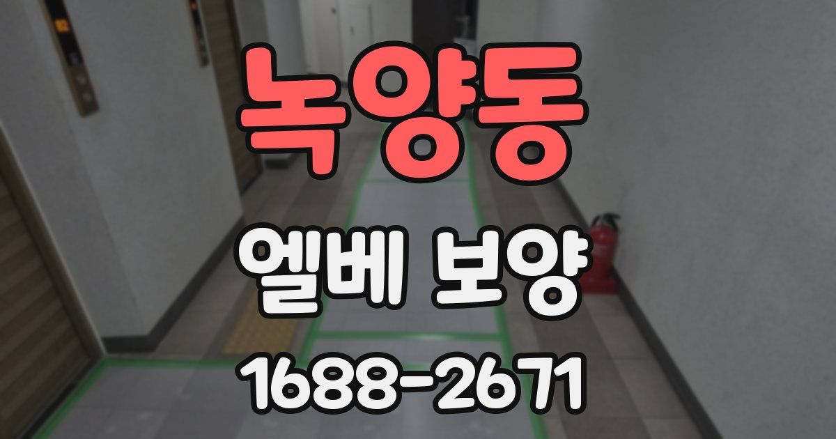 녹양동 엘베 보양