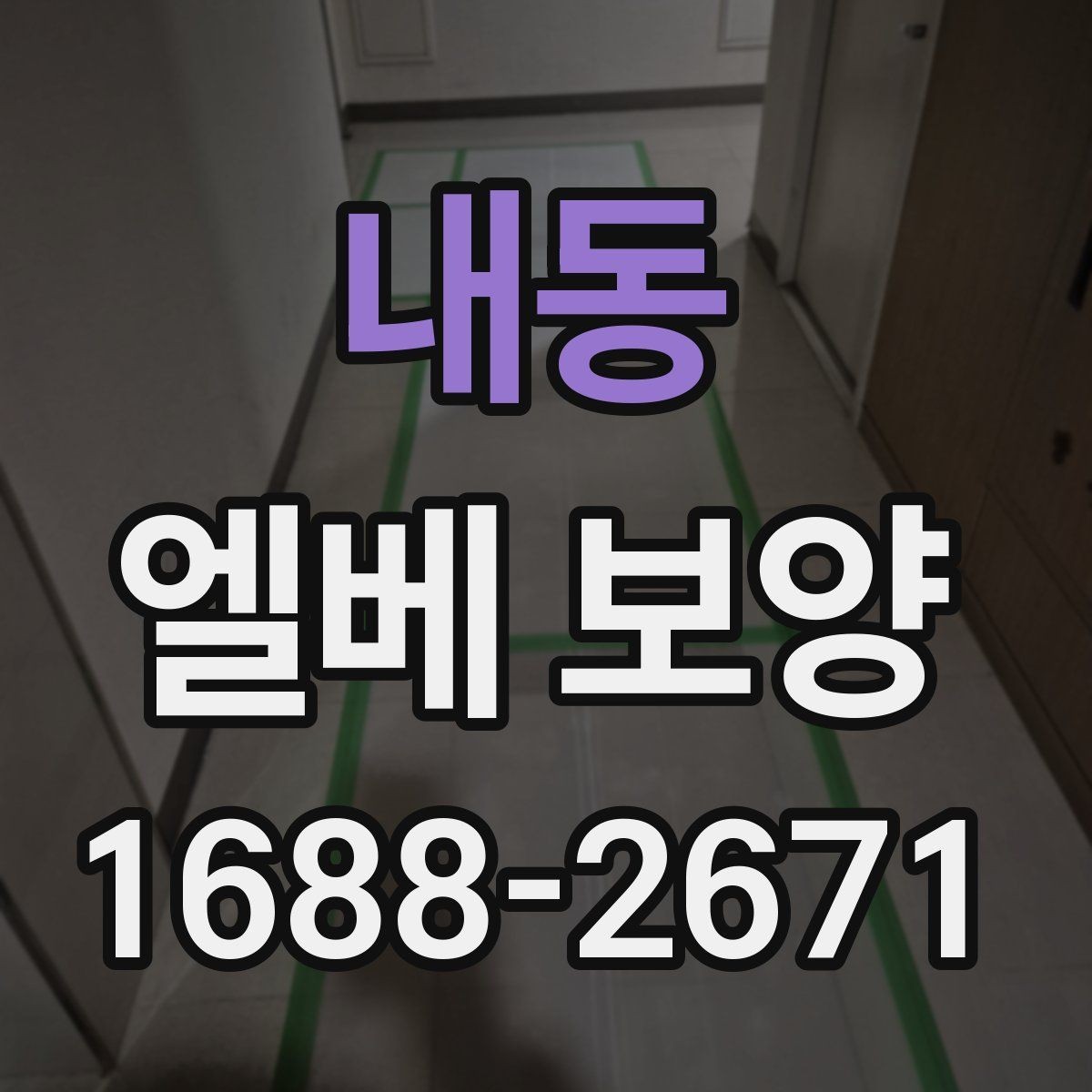 내동 엘베 보양 현장별 보호 수준을 나누는 실무 기준