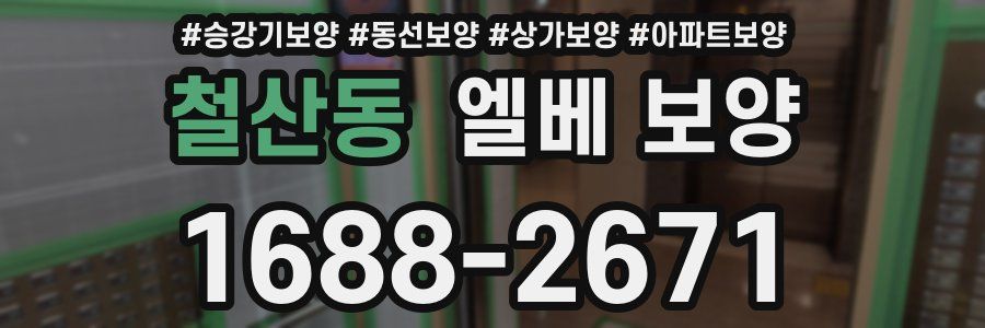철산동 엘베 보양