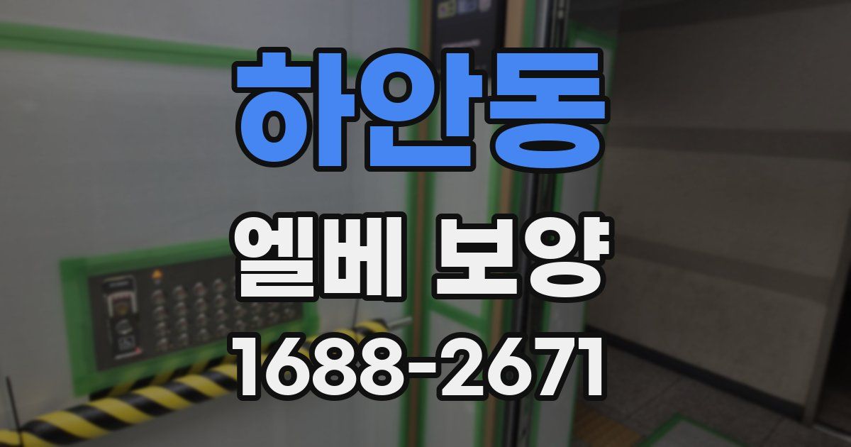 하안동 엘베 보양