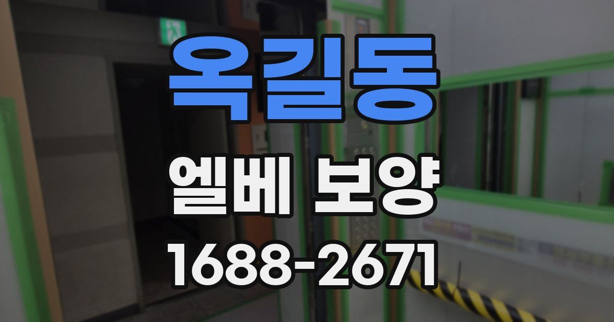 옥길동 엘베 보양