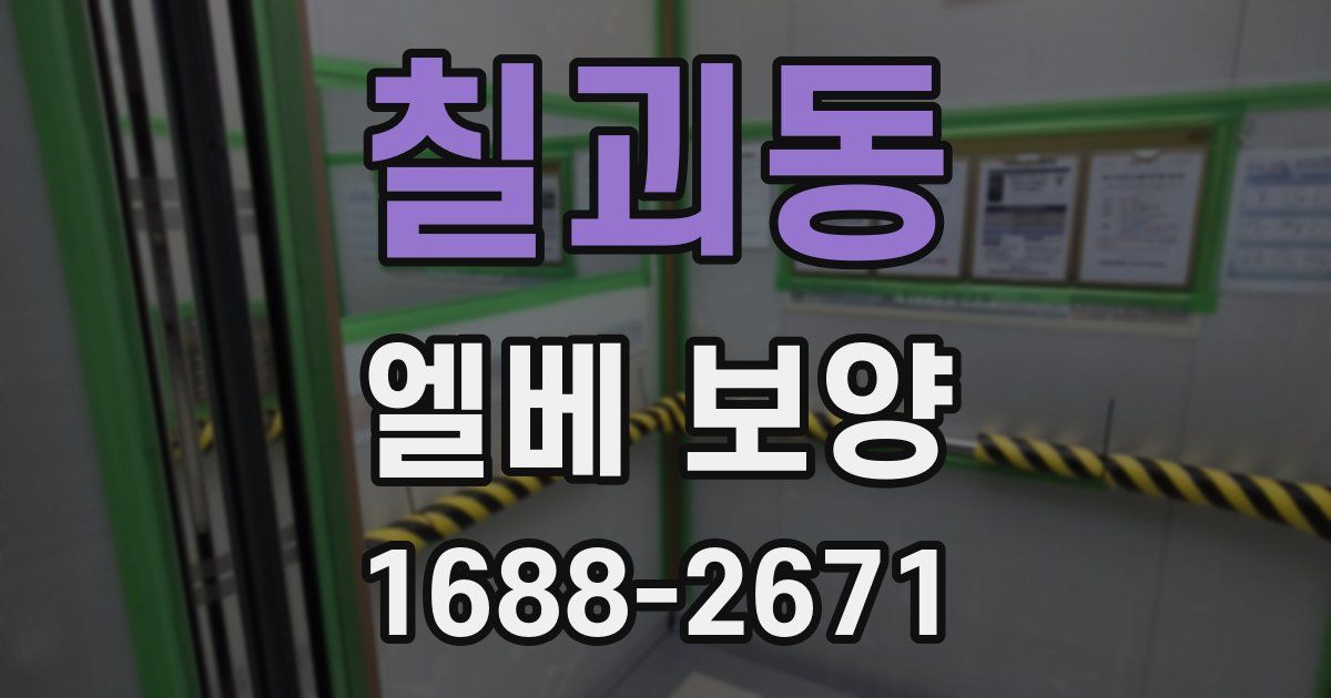 칠괴동 엘베 보양