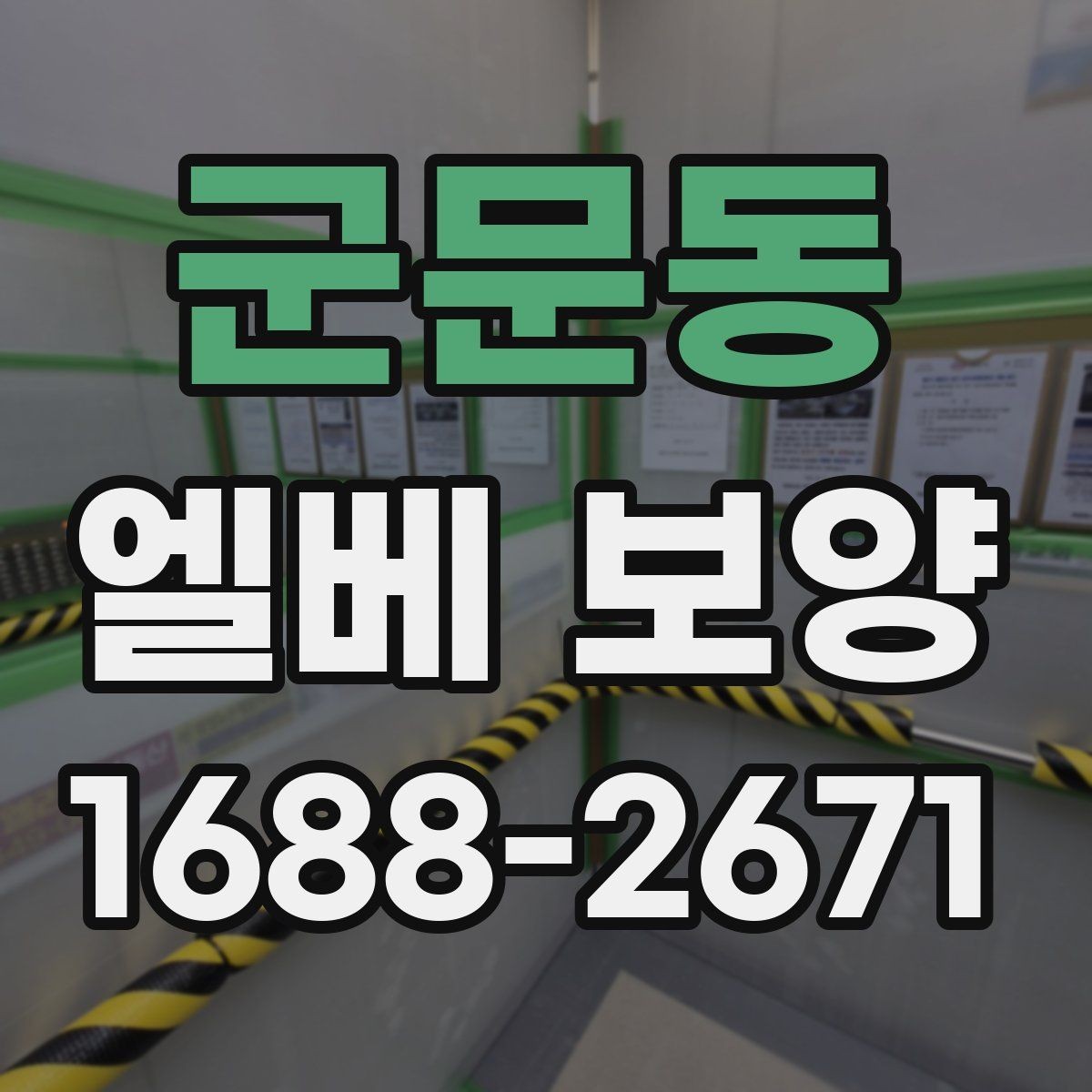 군문동 엘베 보양 유리 패널 있는 승강기에서 확인할 점