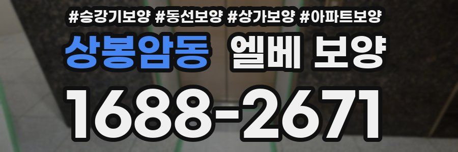 상봉암동 엘베 보양