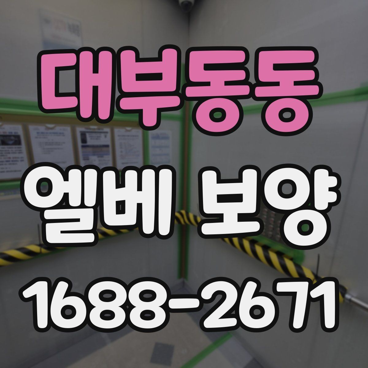 대부동동 엘베 보양 장기 현장에 맞는 자재 선택 기준