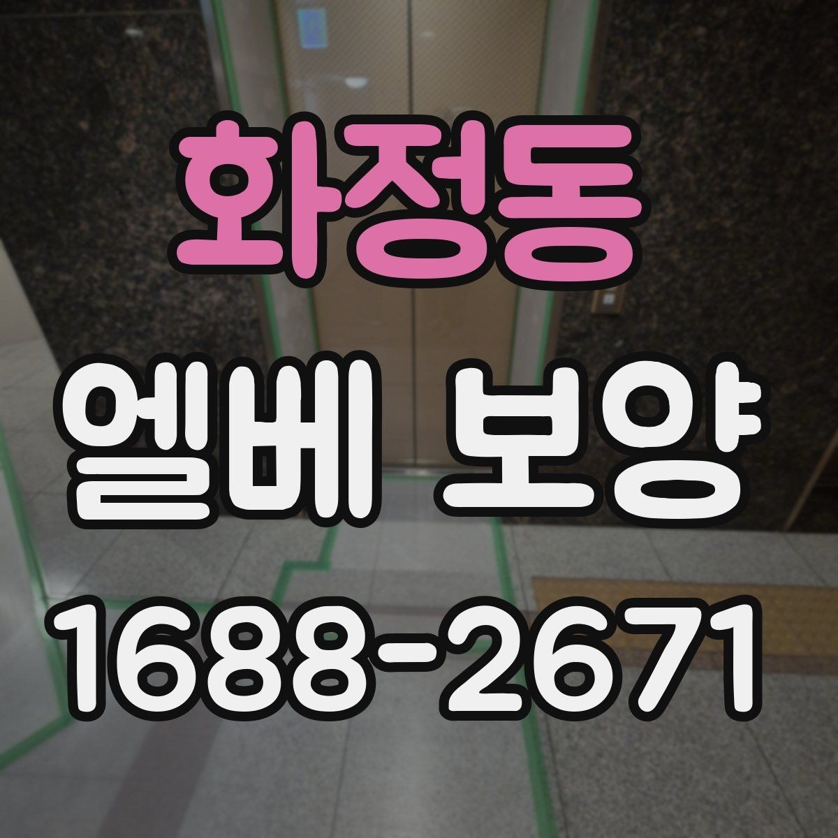 화정동 엘베 보양 반복 출입 현장에서 빠른 교체가 필요한 이유