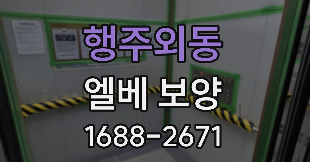 행주외동 엘베 보양