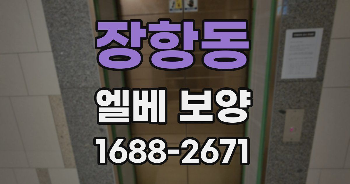 장항동 엘베 보양