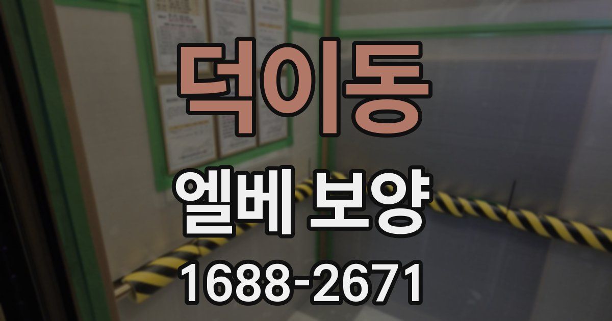 덕이동 엘베 보양