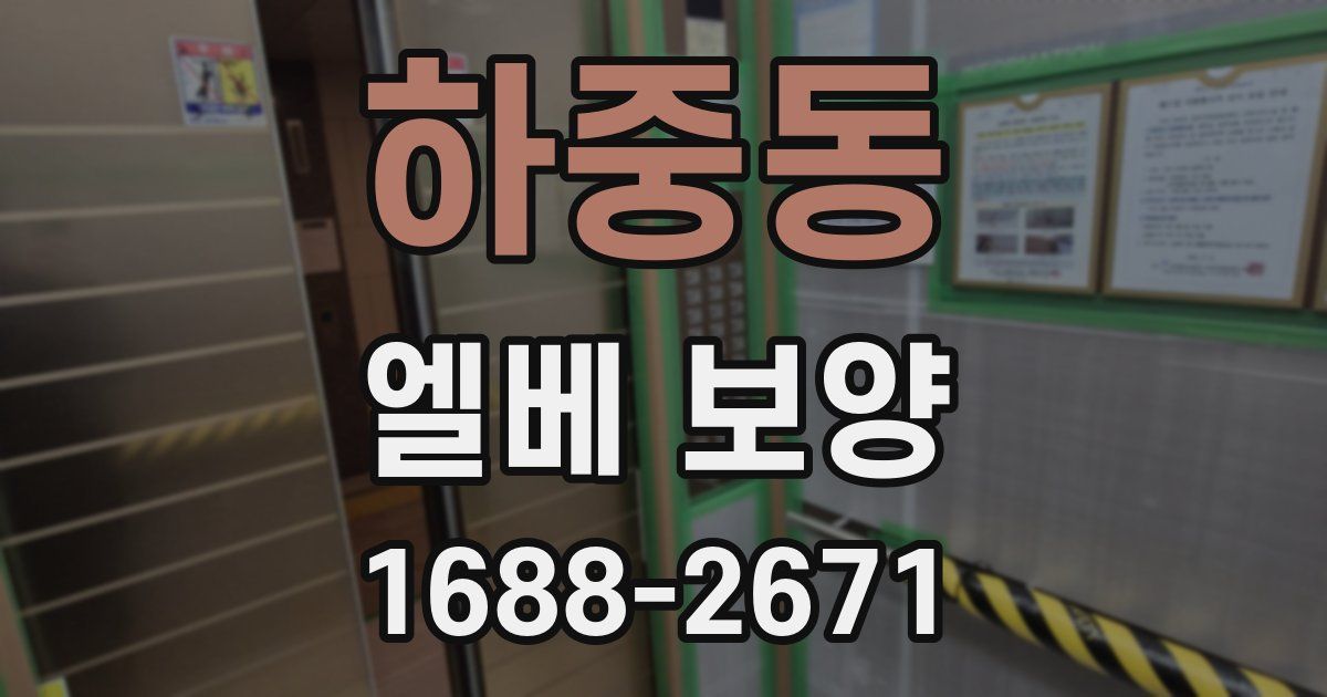하중동 엘베 보양