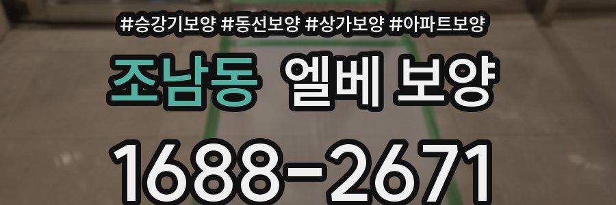 조남동 엘베 보양