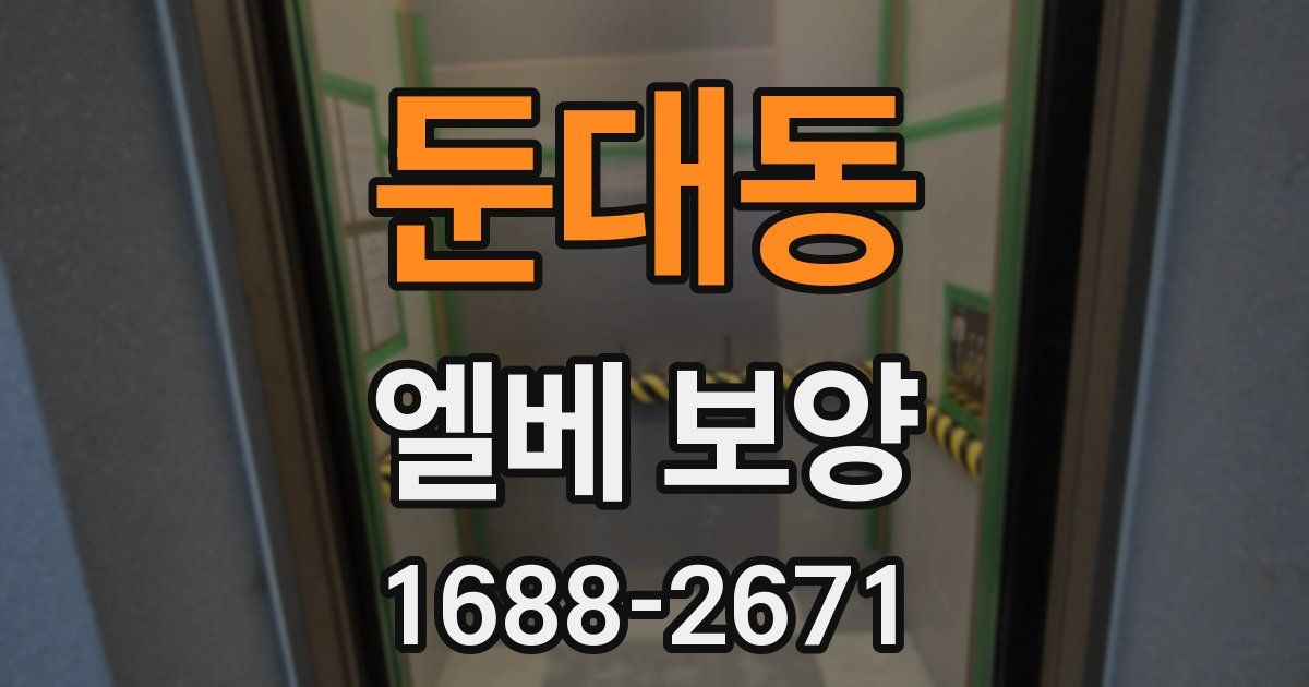 둔대동 엘베 보양