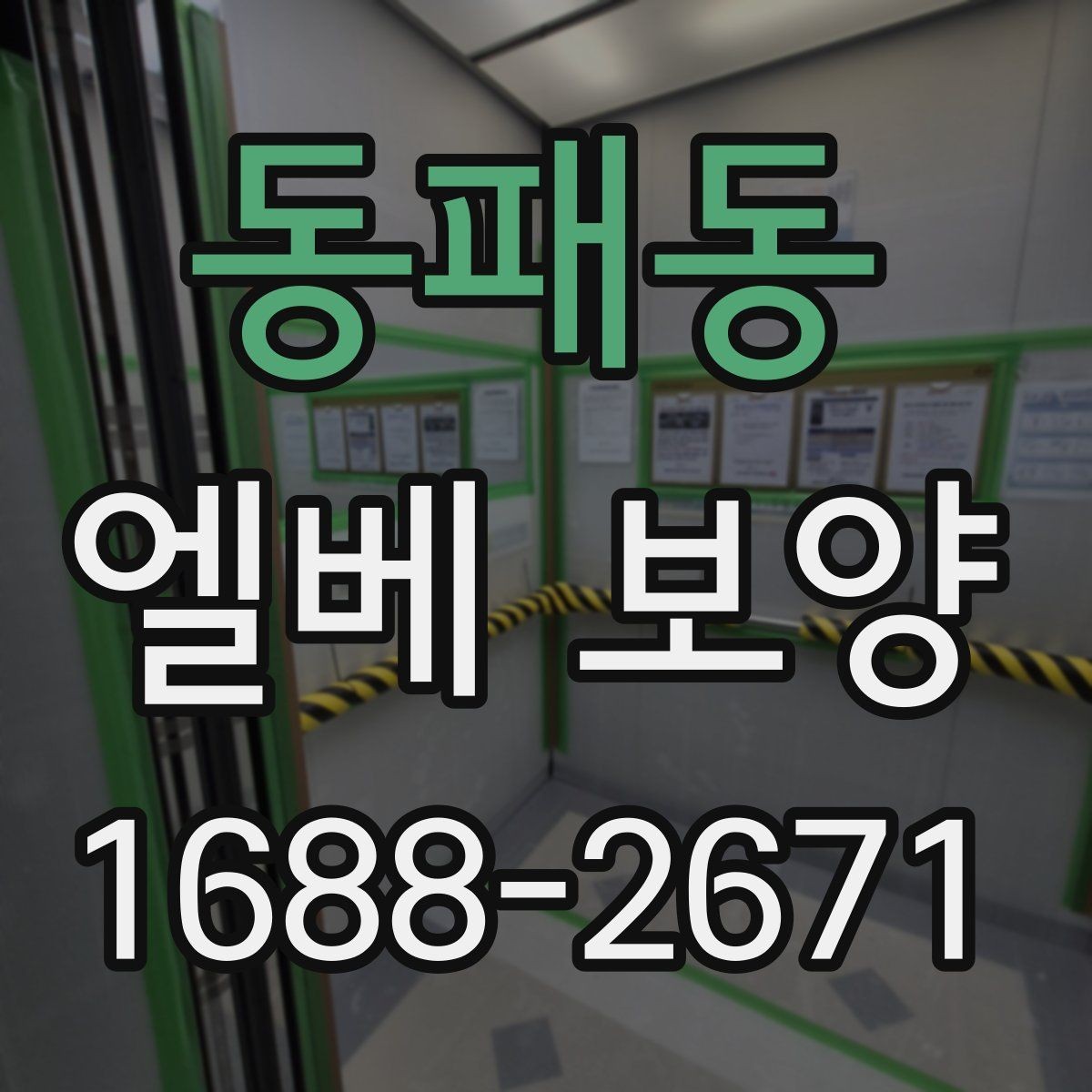 동패동 엘베 보양 민원 발생 쉬운 부분 미리 막는 법