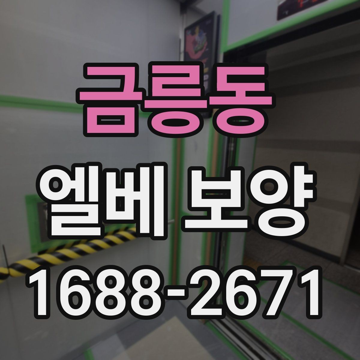 금릉동 엘베 보양 공용 승강기 사용 전 점검해야 할 부분
