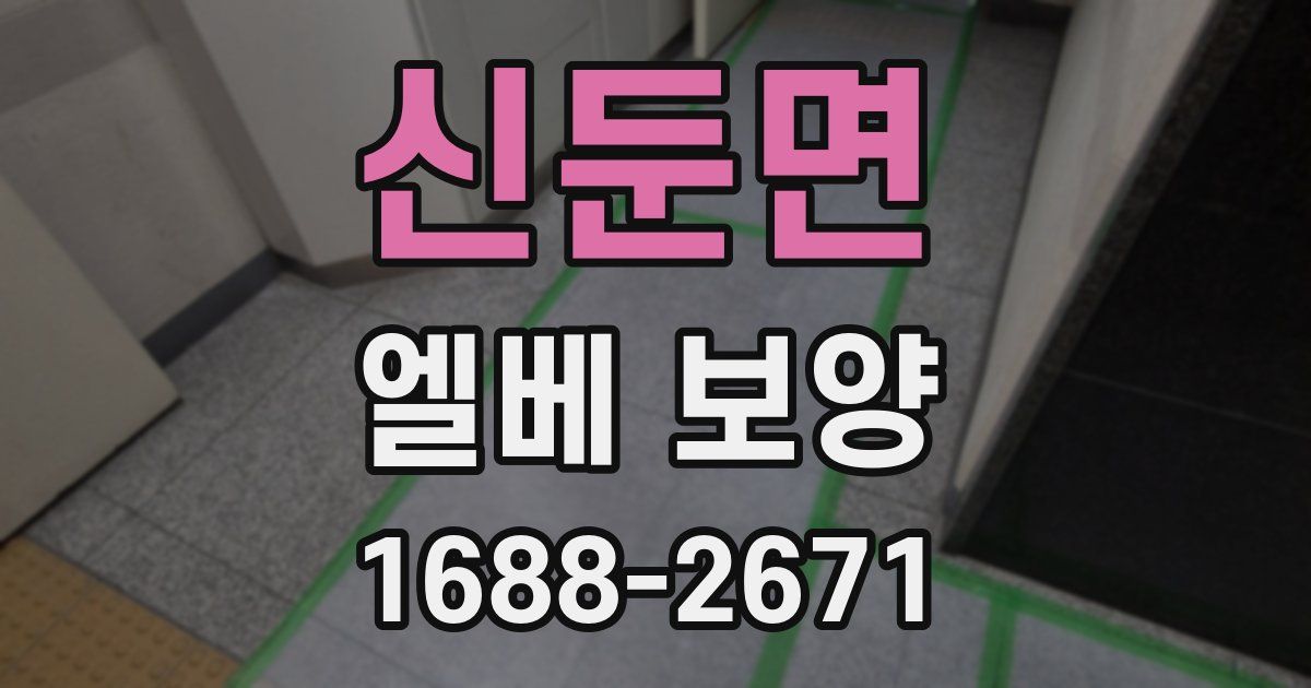 신둔면 엘베 보양