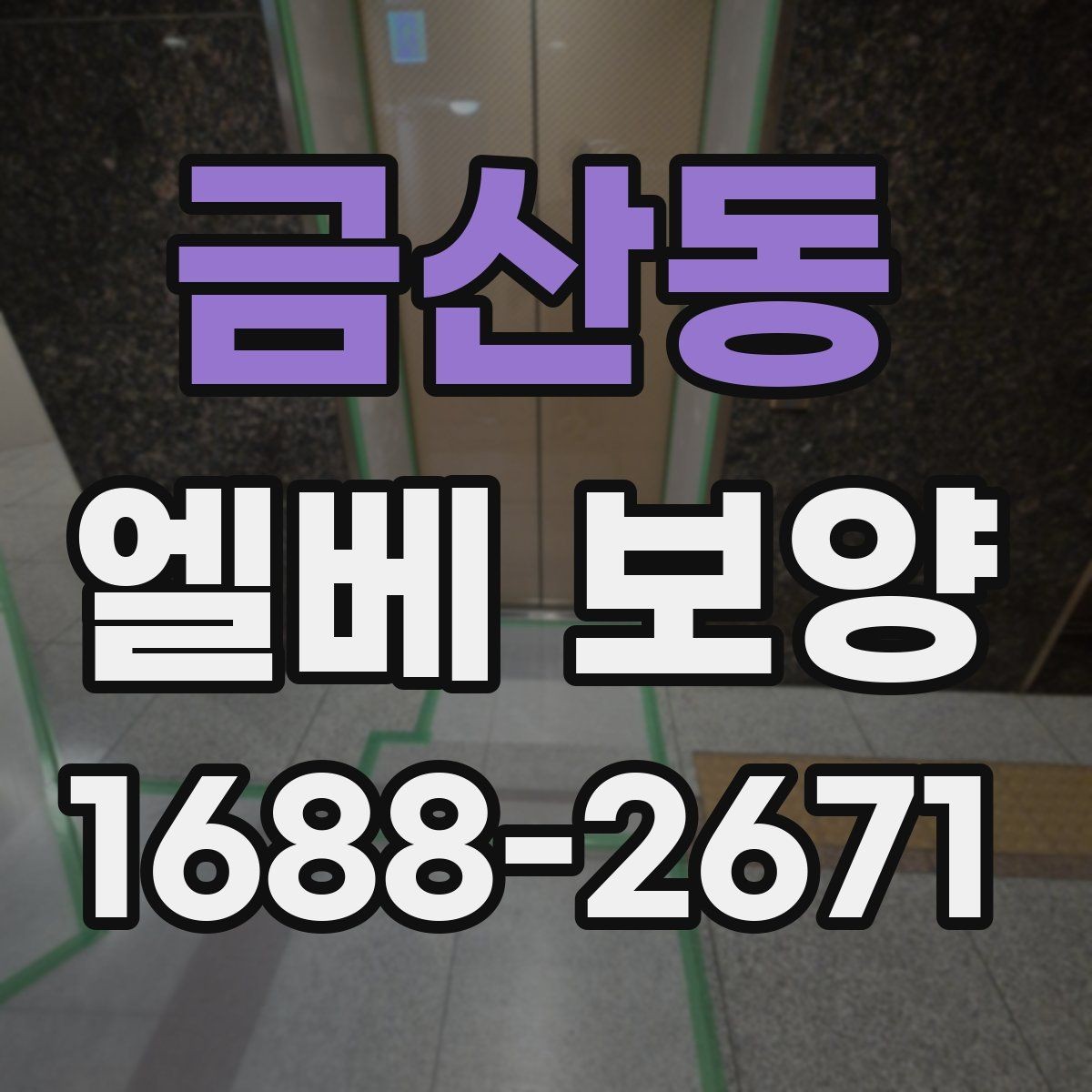 금산동 엘베 보양 문틀과 버튼부를 함께 보호하는 기준