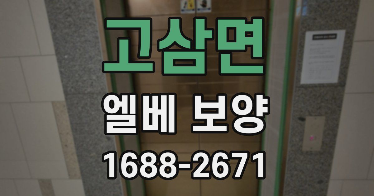고삼면 엘베 보양