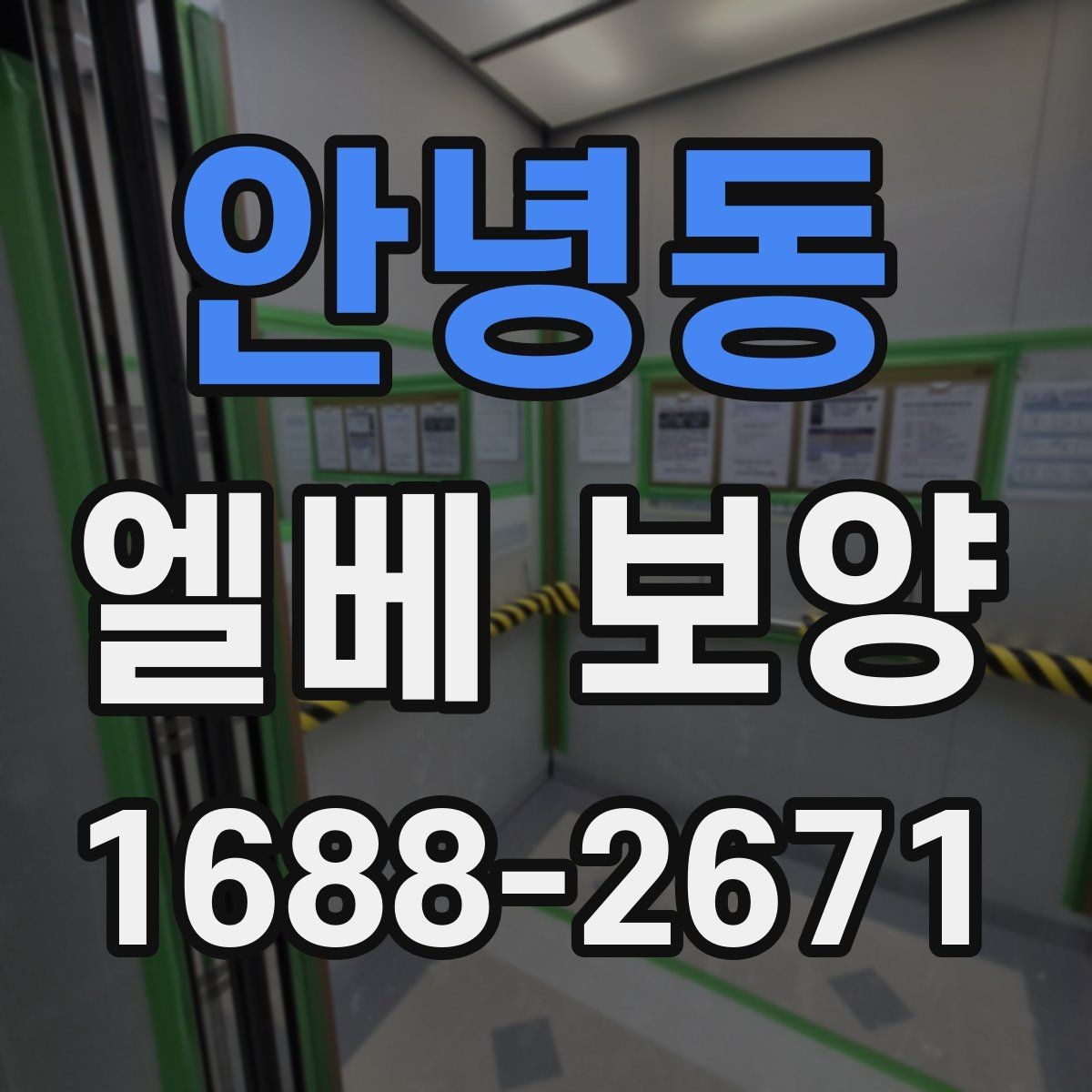 안녕동 엘베 보양 공용부 청결과 안전을 함께 지키는 점검법