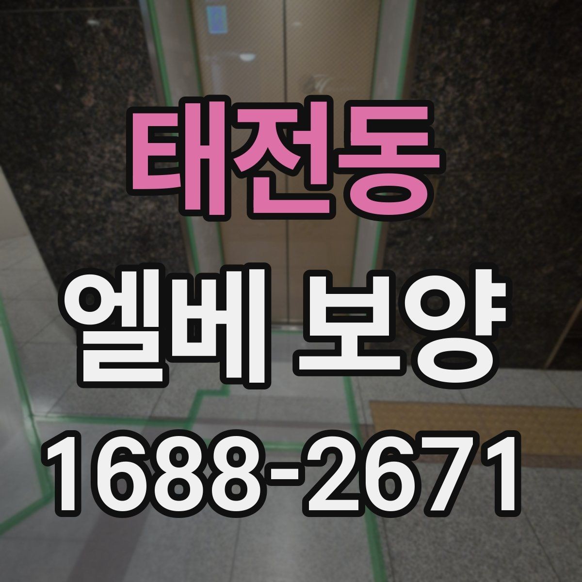 태전동 엘베 보양 비가 잦은 날 오염 번짐을 막는 관리법