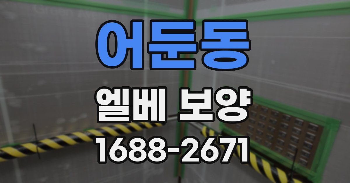어둔동 엘베 보양