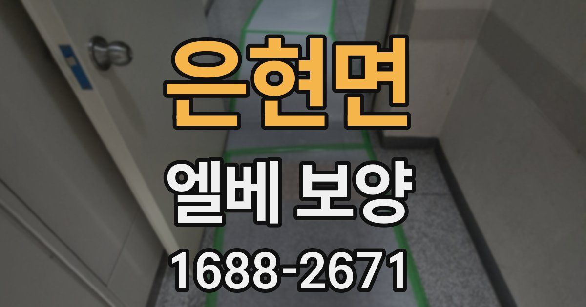 은현면 엘베 보양
