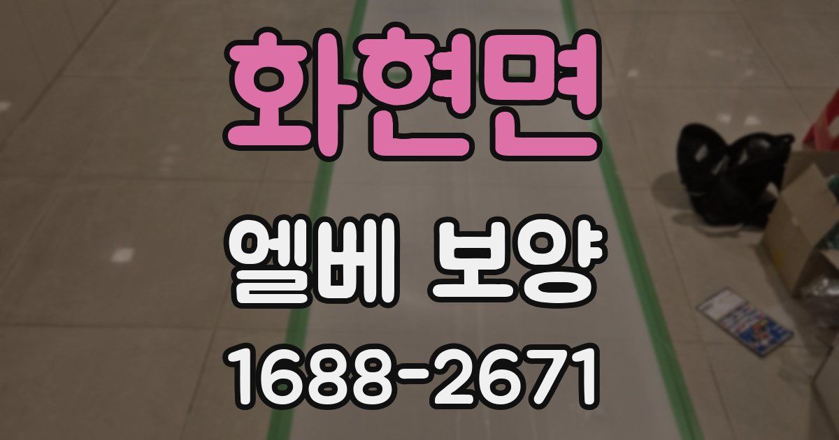 화현면 엘베 보양