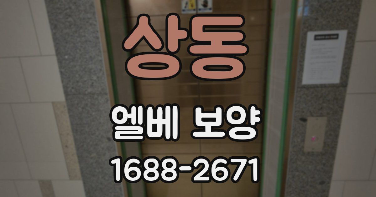 상동 엘베 보양