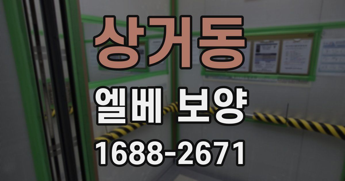 상거동 엘베 보양