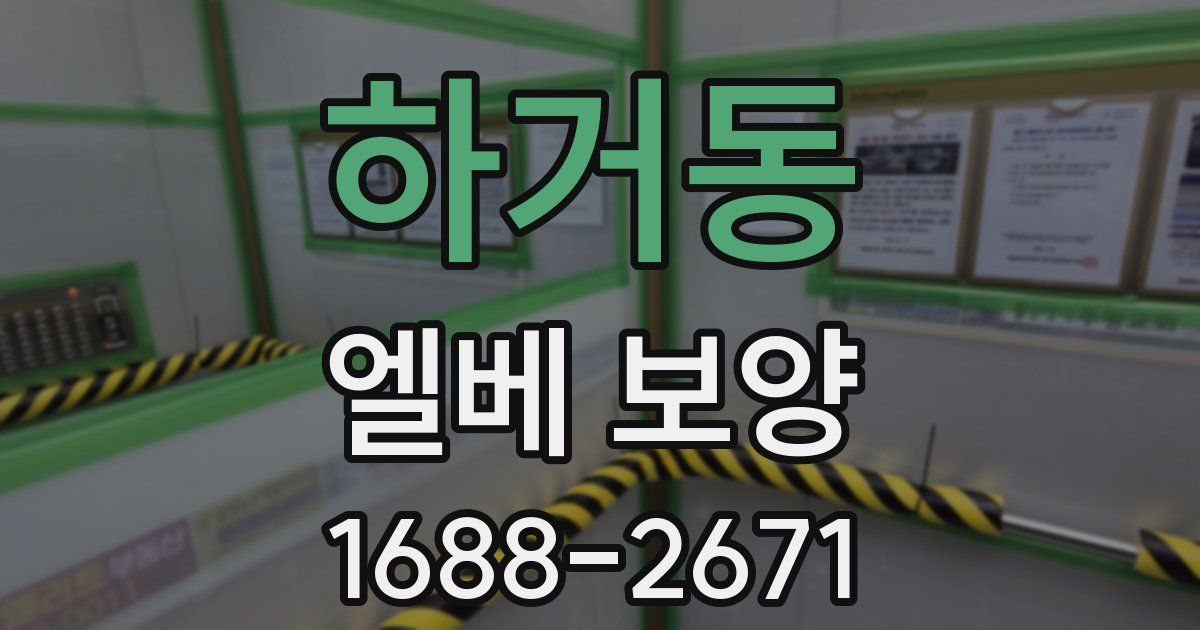 하거동 엘베 보양