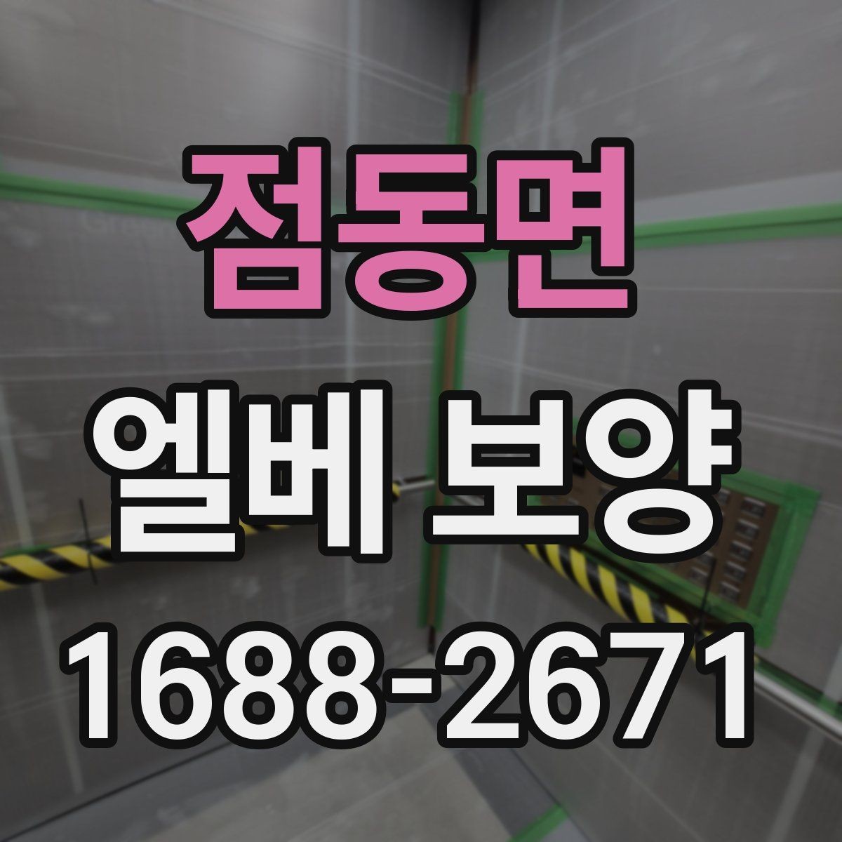 점동면 엘베 보양 공용 승강기 사용 중 안전을 지키는 요령