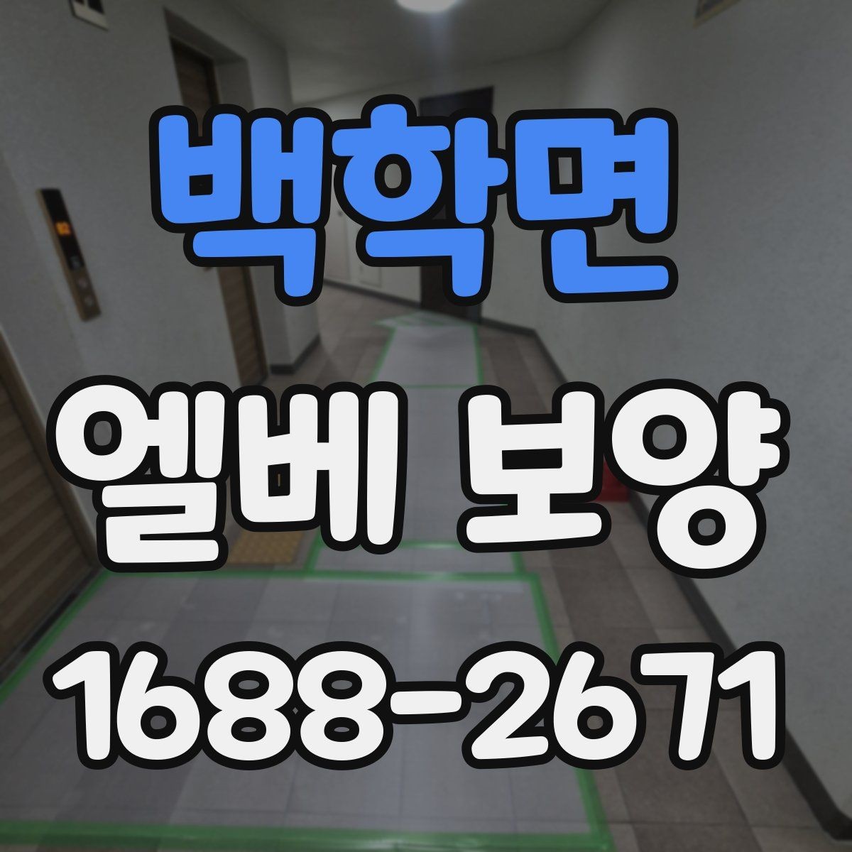 백학면 엘베 보양 아파트 공용부 민원을 줄이는 작업 기준