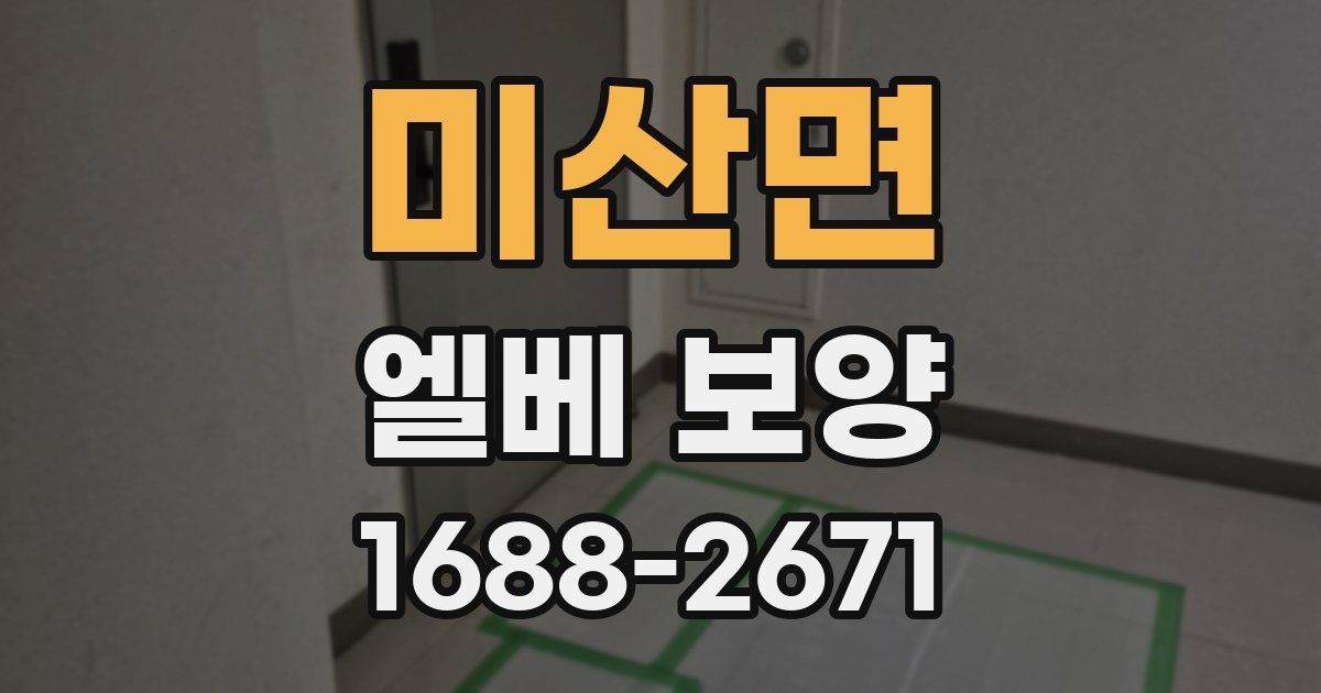 미산면 엘베 보양